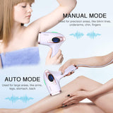 Permanent Hair Removal for Women & Men, IMENE 500,000 Flashes IPL Permanent Hair Removal & Upgrade Ice Compress - Home Use Hair Remover on Bikini line, Legs, Arms, Armpits - More Safe and Comfortable