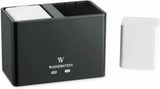 Wasserstein Charging Station for 2 Arlo Pro or Go Rechargeable Batteries (Black)